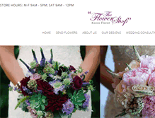 Tablet Screenshot of flowershopkoons.com